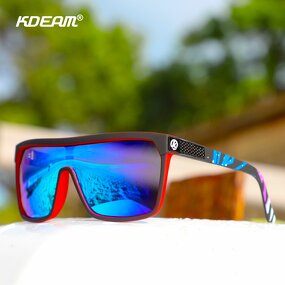 Sunglasses Manufacturer - Brand Fashion Flat Top One Piece Sports for Men Classic CAT.3 Cycling Polarized Male