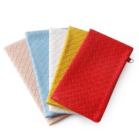 Glasses Bag Manufacturer - 2024 New Arrival Custom Logo Sunglasses Bags Pu Leather Packing Pouch Weaving Eyewear Bags