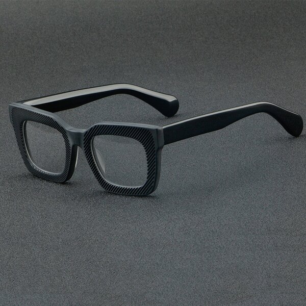 Glasses Manufacturer - Square Frame Acetate Optical Blue Light Blocking Custom Eyewear Leopard Eyeglasses for Women