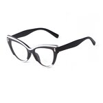 Glasses Manufacturer - 2023 Ins Fashion Cat Eye Computer Eyewear for Women Blue Light Blocking Optical Color Matching Anti Blue Ray