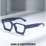 Glasses Manufacturer - Vintage Flat Lenses Eyeglasses Frames Square Frame Blue Light Blocking Eyewear Custom Computer