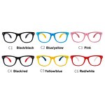 Glasses Manufacturer - Children's Square Optical Kid's Silicone Blue Light Blocking Eyeglasses Frame Anti-radiation Computer