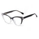 Glasses Manufacturer - 2025 Anti Blue Light TR90 Frames Optical New Arrival Lightweight Cat Eye Vintage Eyeglasses for Women Ladies