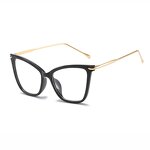 Glasses Manufacturer - Women Fashion Computer Protection Transparent Blue Light Blocking Cat Eye Optical Frames