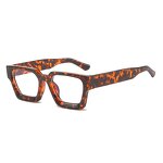 Glasses Manufacturer - Vintage Flat Lenses Eyeglasses Frames Square Frame Blue Light Blocking Eyewear Custom Computer