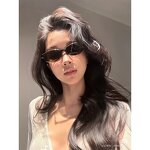 Sunglasses Manufacturer - Latest Vintage UV400 for Women Men Brand Designer Casual Shades 90s Brown Black Tinted PC Cat-eye Oval
