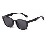 Sunglasses Manufacturer - Vintage Retro UV400 Black Polarized Rivet Round Leopard for Men