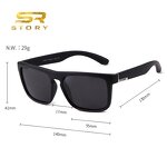 Sunglasses Manufacturer - Brand S Black Frame UV Protection Driving Polarized Sports for Men