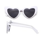 Sunglasses Manufacturer - Wholesale High Quality Custom Logo Love Shape Party Colorful for Women Pink White Heart