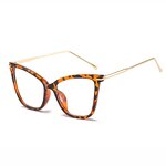 Glasses Manufacturer - Women Fashion Computer Protection Transparent Blue Light Blocking Cat Eye Optical Frames