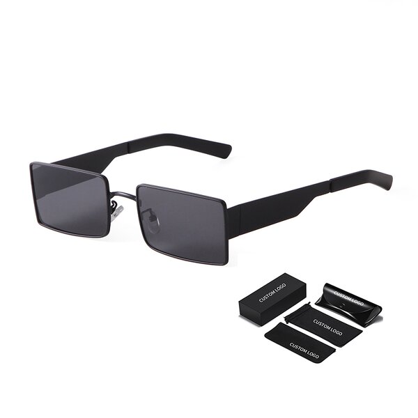 Sunglasses Manufacturer - OEM&ODM Custom Logo Brand Designer Retro Vintage Rectangle for Women Men