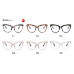 Glasses Manufacturer - 2023 New Fashion X Cat Eye Optical Metal Frame Anti Blue Light for Women Retro Computer