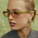 Sunglasses Manufacturer - Tawny Lens Custom LOGO Vintage Small Oval Shades Retro Round for Women