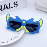 Sunglasses Manufacturer - 2025 Robot Children Silicone Polarized Shade Glasses Boys Outdoor Sun Protection Armor Warrior Kid