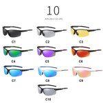 Sunglasses Manufacturer - TR90 Frame TAC Lenses Polarized Half Frame Fishing Driving for Mens Outdoor Cycling