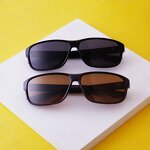 Sunglasses Manufacturer - ODM&OEM Custom Logo Black TR90 Frame Sports Polarized for Driving Fishing