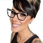 Glasses Manufacturer - Luxury Cat Eye Optical Color Matching for Women Computer Eyewear TR90 Anti Blue Light