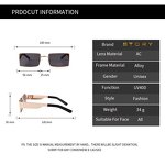 Sunglasses Manufacturer - OEM&ODM Custom Logo Brand Designer Retro Vintage Rectangle for Women Men