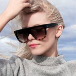 Sunglasses Manufacturer - Wholesale Oversized Big Frame for Women Men Unisex square Cat Eye Fashion Retro Personalized