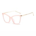 Glasses Manufacturer - Women Fashion Computer Protection Transparent Blue Light Blocking Cat Eye Optical Frames