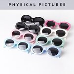 Sunglasses Manufacturer - Kids Oval Polarized Cute Round High Quality TPE Frame Children's Shades for Baby