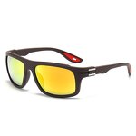Sunglasses Manufacturer - 2025 Men's Sports New Classic Dazzling Square for Outdoor Driving Fishing Cycling