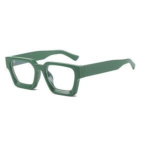 Glasses Manufacturer - Vintage Flat Lenses Eyeglasses Frames Square Frame Blue Light Blocking Eyewear Custom Computer