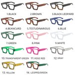Glasses Manufacturer - Vintage Flat Lenses Eyeglasses Frames Square Frame Blue Light Blocking Eyewear Custom Computer