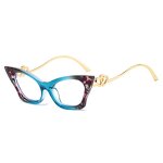 Glasses Manufacturer - Retro Cat-Eye Unisex New Fashionable Anti-Blue Light Black Multi-Color Women's Personality Flat Outdoor