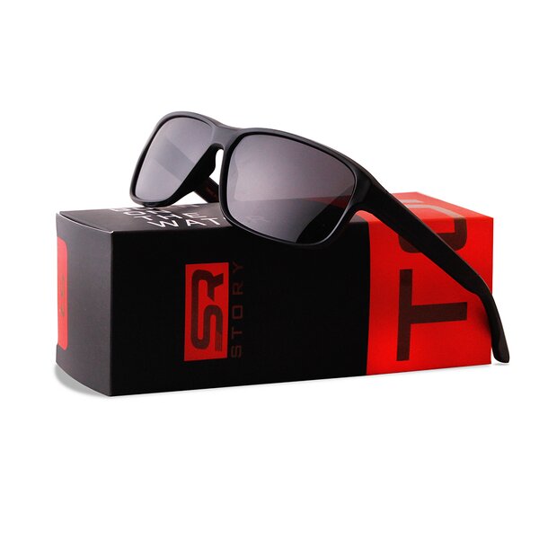 Sunglasses Manufacturer - ODM&OEM Custom Logo Black TR90 Frame Sports Polarized for Driving Fishing