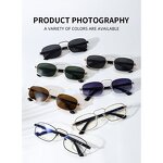 Sunglasses Manufacturer - Wholesale Brand Modern High Quality Rectangle Full Frame Metal Sun Shades Trendy for Women Men