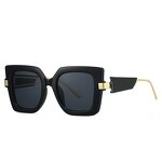 Sunglasses Manufacturer - Fashionable Unisex Thick Frame Custom Logo Oversized Hot Big Square Shades Cheap Men Women PC UV Protection
