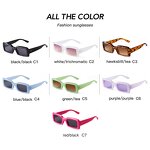 Sunglasses Manufacturer - Fashion Vintage Square for Women Purple Frame Shades Candy Jelly Colors Custom UV400