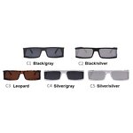 Sunglasses Manufacturer - Hot Fashion Small Square Silver Frame Vintage Rectangle Black Cooling Glass for Men