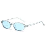 Sunglasses Manufacturer - Classic for Women UV400 Protection Modern Fashion Blue PC Frame Custom Logo