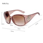 Sunglasses Manufacturer - New Large Frame Trendy Fashion PC Frame Eyewear Ladies Wholesale Personality Gradient Color
