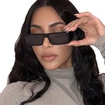 Sunglasses Manufacturer - Hot Fashion Small Square Silver Frame Vintage Rectangle Black Cooling Glass for Men