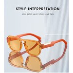 Sunglasses Manufacturer - Factory Wholesale Square Stylish for Men Women PC Lens UV400 Blocked Metal Double Bridge Frame Custom Goggles