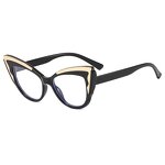 Glasses Manufacturer - Elegant Cat Eye Optical Frames 2025 New Ladies Transparent Computer Eyewear Women Leopard Frame Butterfly