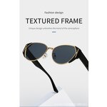 Sunglasses Manufacturer - Trendy Unisex Fashionable Classic Tortoiseshell UV400 TR90 Custom Small Frame Cat Eye Irregular for Men Women