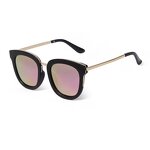 Sunglasses Manufacturer - Coating Lenses Polarized Retro Cat Eye Metal Eyeglasses Frames for Women Fashion Pink 2025