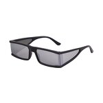Sunglasses Manufacturer - Hot Fashion Small Square Silver Frame Vintage Rectangle Black Cooling Glass for Men