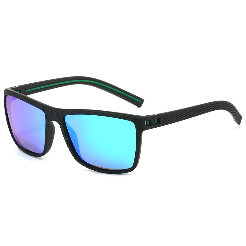 Sunglasses Manufacturer - Mens Polarized Outdoor Square Cycling Sports Eyewear UV400 Reflective Lenses Driving Fishing