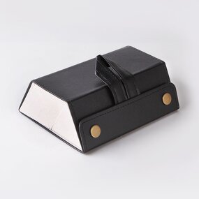 Glasses Case Manufacturer - 3 Pairs of Glasses Storage Boxes Portable Glasses Case Hanging Bags PU Folding Eyewear Boxes Custom Logo