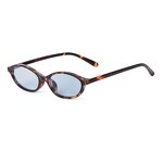 Sunglasses Manufacturer - Slim Small Oval Frame Shades UV400 Protection Full Frame for Women