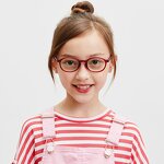Glasses Manufacturer - Kids Pink Blue TR90 Frame Blocking Blue Light Eyewear Fashion Anti-blue Light Oval Optical for Girls Boys