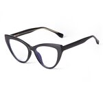 Glasses Manufacturer - 2025 Anti Blue Light TR90 Frames Optical New Arrival Lightweight Cat Eye Vintage Eyeglasses for Women Ladies