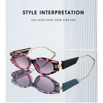 Sunglasses Manufacturer - Unisex Anti-glare Shades Female Eyewear UV400 for Women Cat Eye Vintage Brand Designer for Ladies