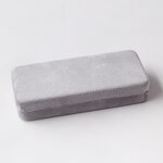 Glasses Case Manufacturer - 2022 New Arrival Fashion Gray Flocking Glasses Case Ins Hot Sale Rectangle Eyeglasses Storage Packing Box