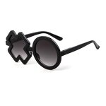 Sunglasses Manufacturer - New Cute Baby Comfortable Dazzling Round Frame Flower Petal Spring Legs Sunflower